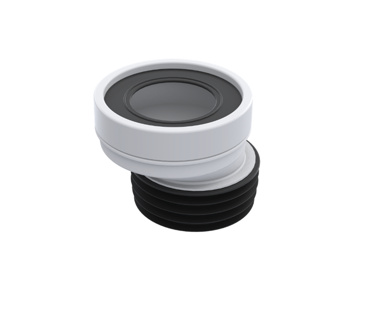 WC CONNECTOR OFFSET 4CM [UNKAN]