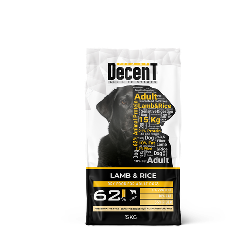 ADULT DOG LAMB&RICE 15 KG FOR SENSITIVE DIGESTION [DECENT] CAGATAY MADE IN TURKEY
